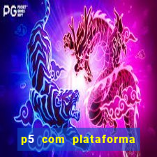 p5 com plataforma de jogos